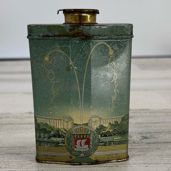 Vintage 1920's Tin Paris De Coty Talc Paris - Picture 4 of 6